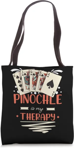 Pinochle Game Rules Cards Double Deck Points Funny Tote Bag