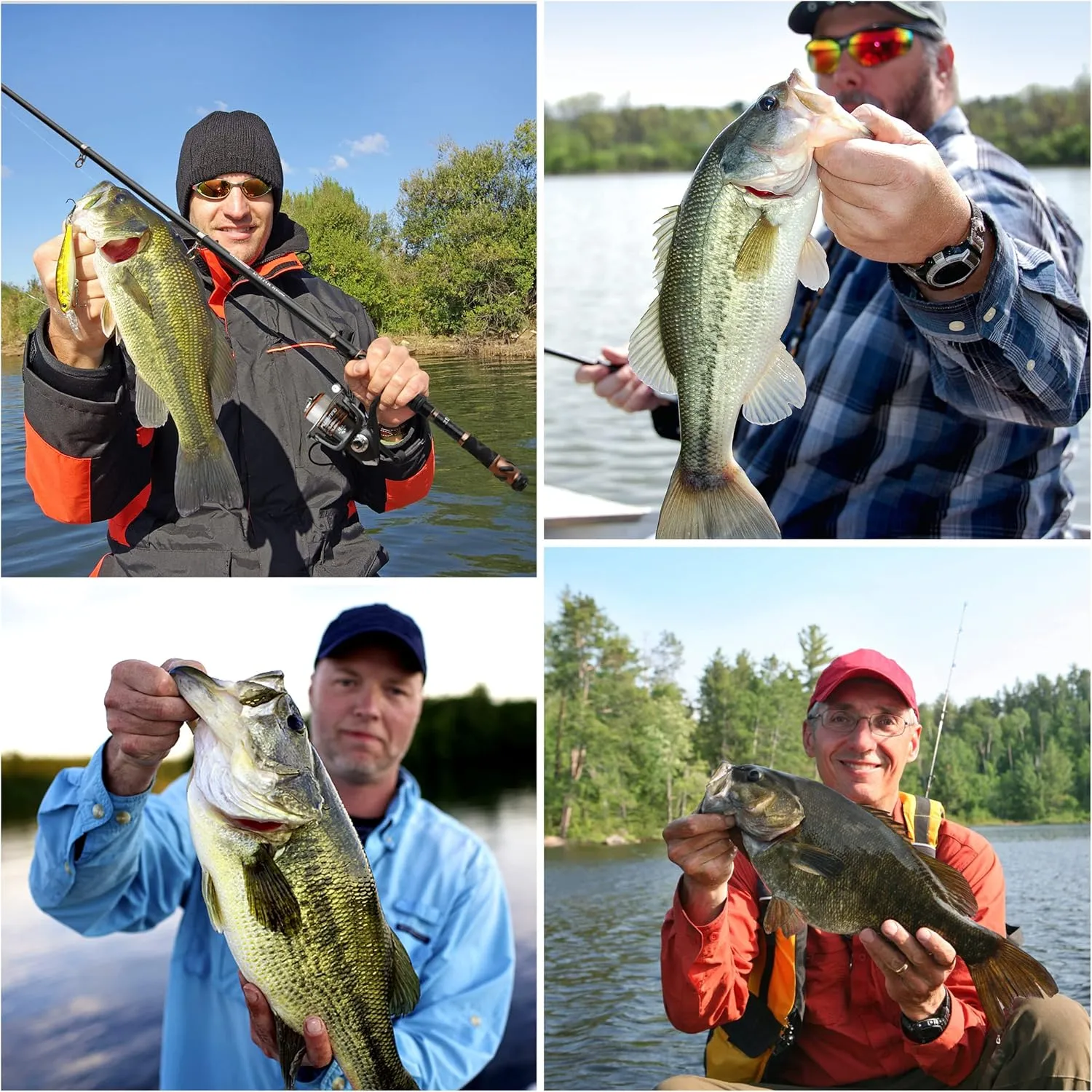 PLUSINNO Fishing Rod and Reel Combos - Carbon Fiber Telescopic Fishing Pole - Spinning Reel 12  1 Shielded Bearings Stainless Steel BB