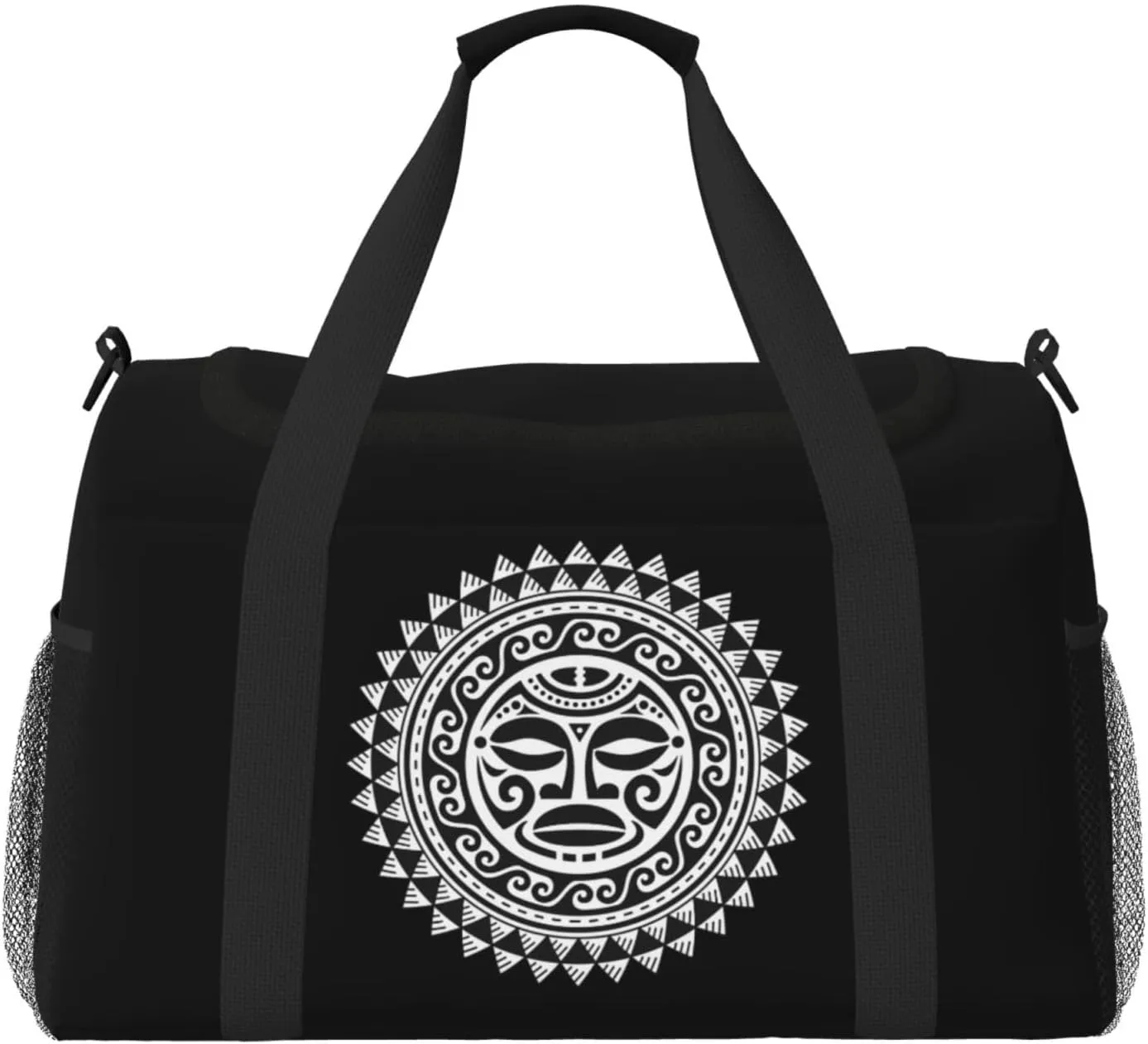 Polynesian Hawaiian Samoan Tribal Travel Duffel Bag Men'S Women'S Item Bag For Travel Gym Weekend Gym Bag