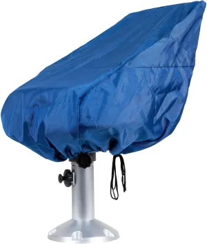 Pontoon Boat Seat Covers - Our 24x22x25 Boat Seat Cover Protects Your Seat from The Elements - Heavy Duty & UV Resistant - Extra Thick 1680D Fabric (Blue)