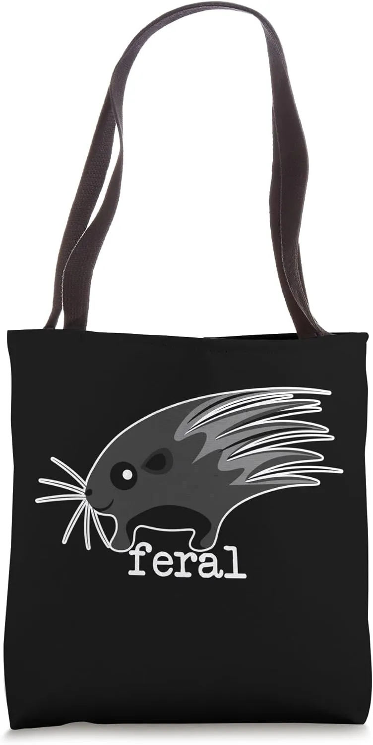 Porcupine, Feral Tote Bag