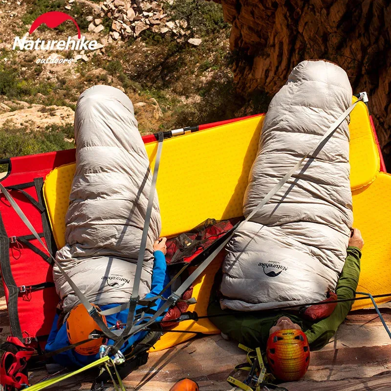 Portable 20D Mummy Outdoor Camping Sleeping Bag - New Winter Hiking Sleeping Bag, 650FP Ultralight Duck Down