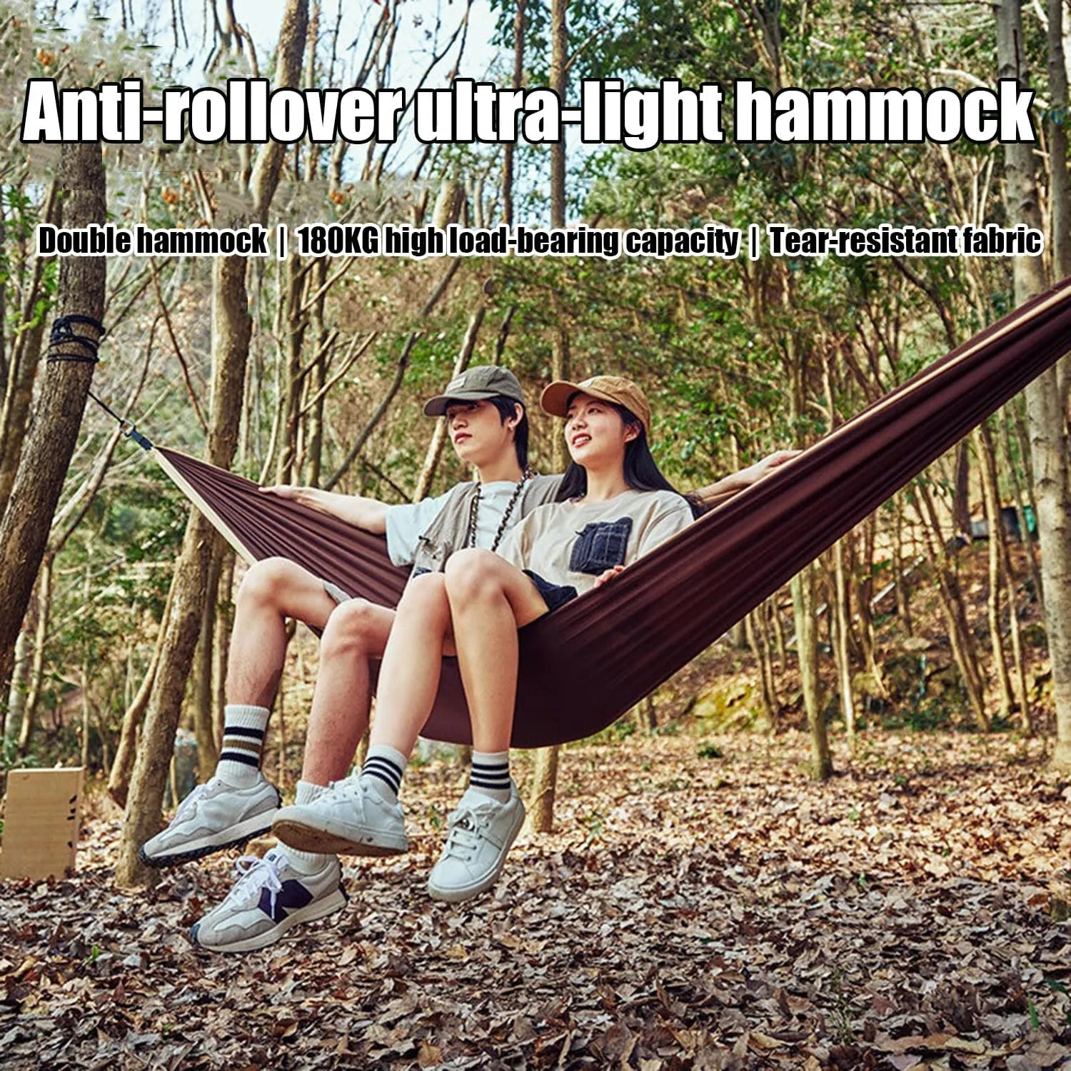 Portable Camping Hammock Lightweight Nylon Hammock with Straps Outdoor Hammock Tent Travel Bag & Camping Accessories for Hiking, Garden, and Beach for Beach Picnic Set