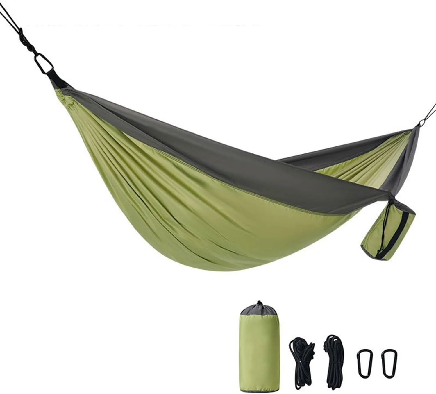 Portable Camping Hammock Lightweight Nylon Hammock with Straps Outdoor Hammock Tent Travel Bag & Camping Accessories for Hiking, Garden, and Beach for Beach Picnic Set