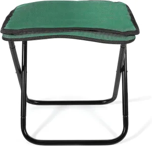 Portable Folding Stool for Camping Hiking and Lightweight Space Saving Design with Sturdy Frame Travel Foot Stool for Easy