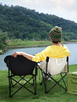 Portable High Back Folding Camping Chair, Beach and Fishing Chair,Green (Green)
