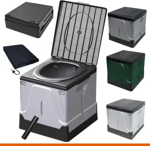 Portable Outdoor Toilet for Camping, RV, Travel | Emergency Toilet for Car, Hiking, Beach & Long Trips | Adult Portable Potty with Carry Bag