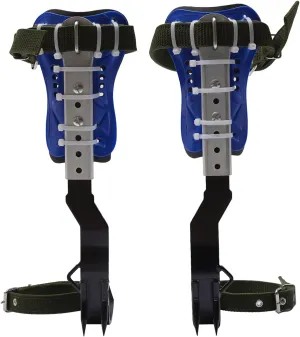 Portable Tree Climbing Spike Set, 1 Pair Tree Climbing Tools Adjustable Pole Climbing Gear Kit W/Safety Belt Climbing Shoes Tool for Logging, Hunting Observation, Fruit Picking, Jungle Survival