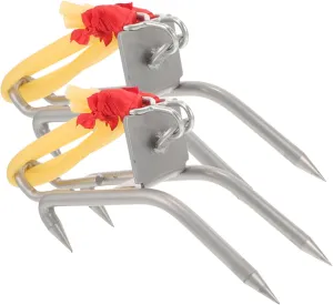 Portable Tree Climbing Spikes for Outdoor Use Anti-Slip Climbing Spur Shoes Sturdy Metal Climbing Tool Easy to Carry Tree Pole Climbing Gear Set