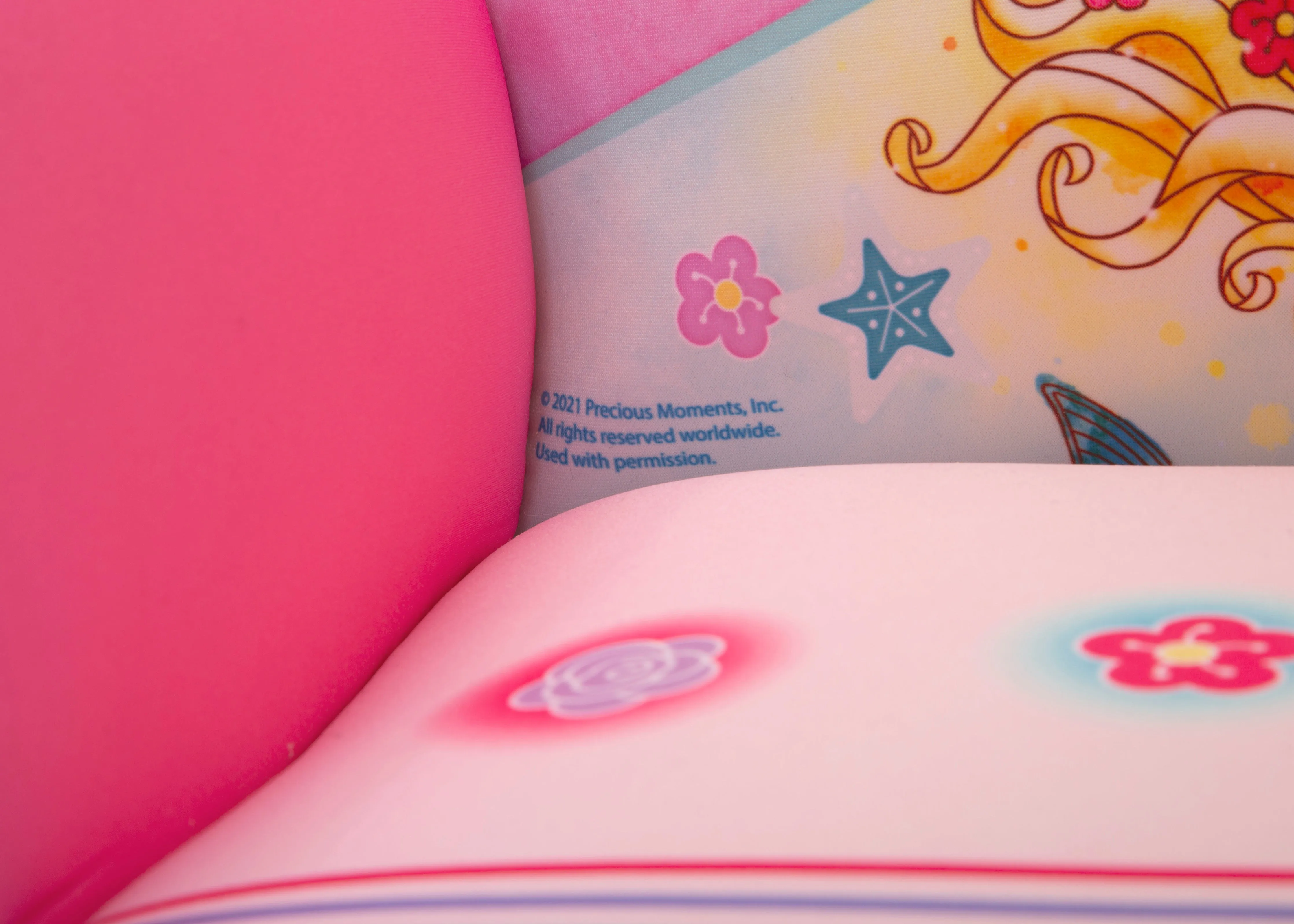 Precious Moments Upholstered Chair with Sculpted Plastic Frame