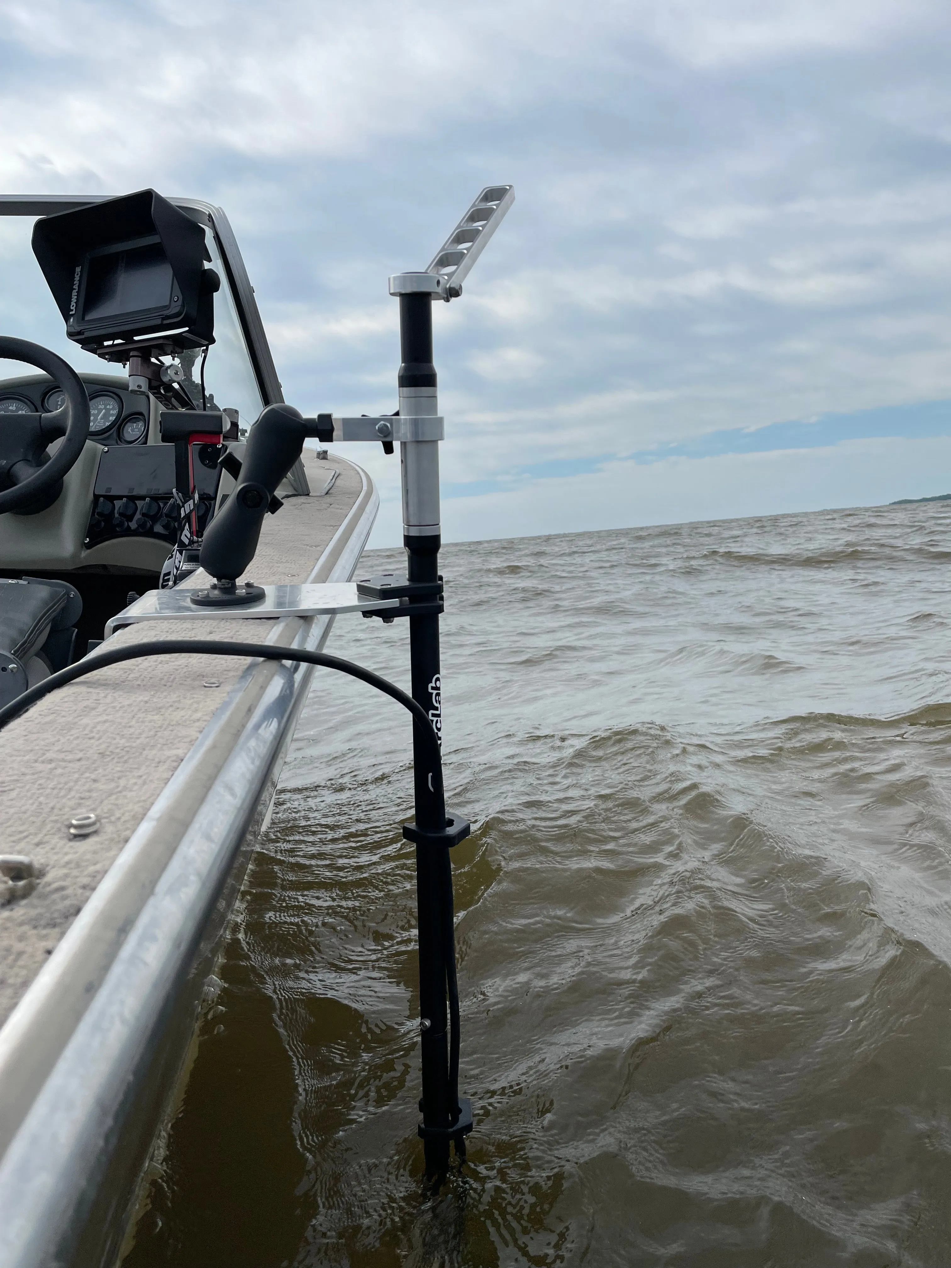 Pro Series 2 Piece Aluminum Transducer Pole and Transducer Pole Ice Bundles