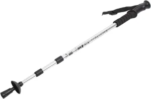 Qtqgoitem Outdoor Camping Walking Hiking Trekking Adjustable Pole Stick Black Silver Tone (Model: 4a4 23e 7a7 5a6 17b)