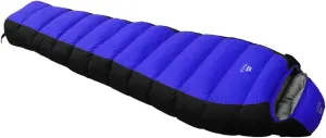 Qtqgoitem Winter Outdoor Camping Zipper Closure Mummy Shaped Sleeping Bag Blue (Model: 90a 34a 187 3cd c1a)