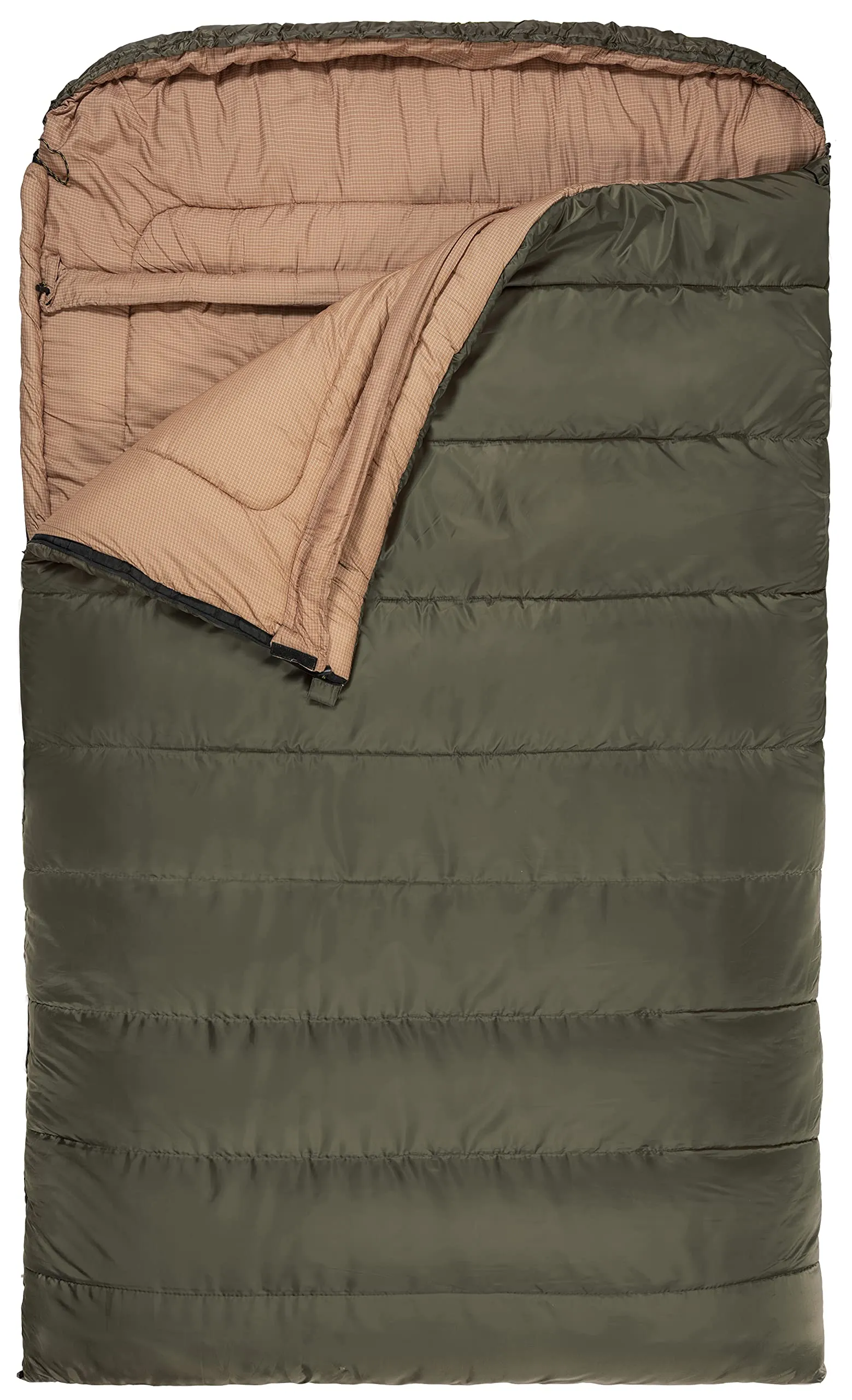 Queen-Size Double Sleeping Bag; Cold Weather Rated