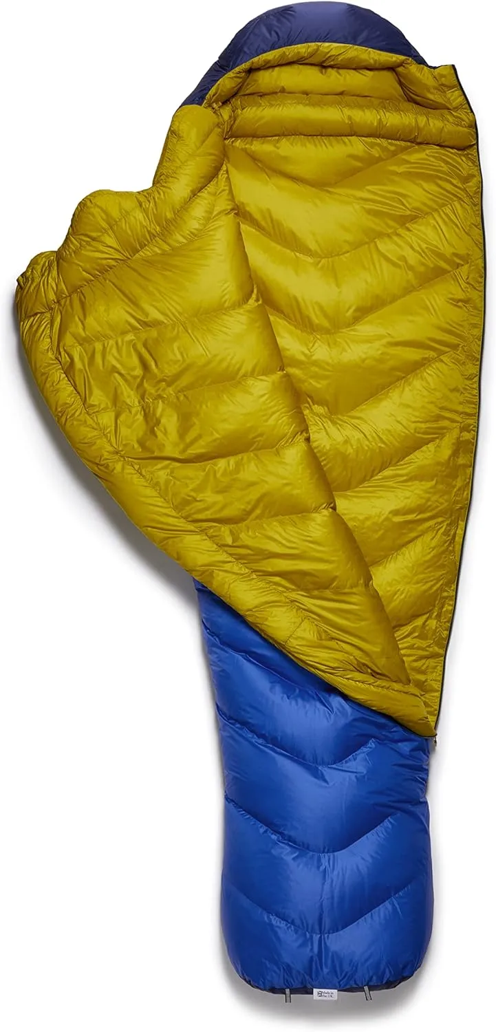 Rab Neutrino Down Insulated Lightweight Mummy Sleeping Bag for Climbing & Mountaineering