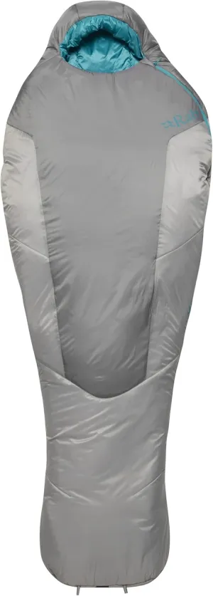 Rab Solar Ultra 2 Synthetic Sleeping Bag - Women's, Granite, Reg/Left Zip