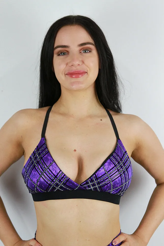 Rarr Bikini Bra - White Sparkle