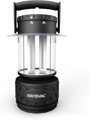 Rayovac Sportsman LED Camping Lantern, Battery Powered Lantern, Water Resistant Hurricane Supplies and Emergency Light, Pack of 1