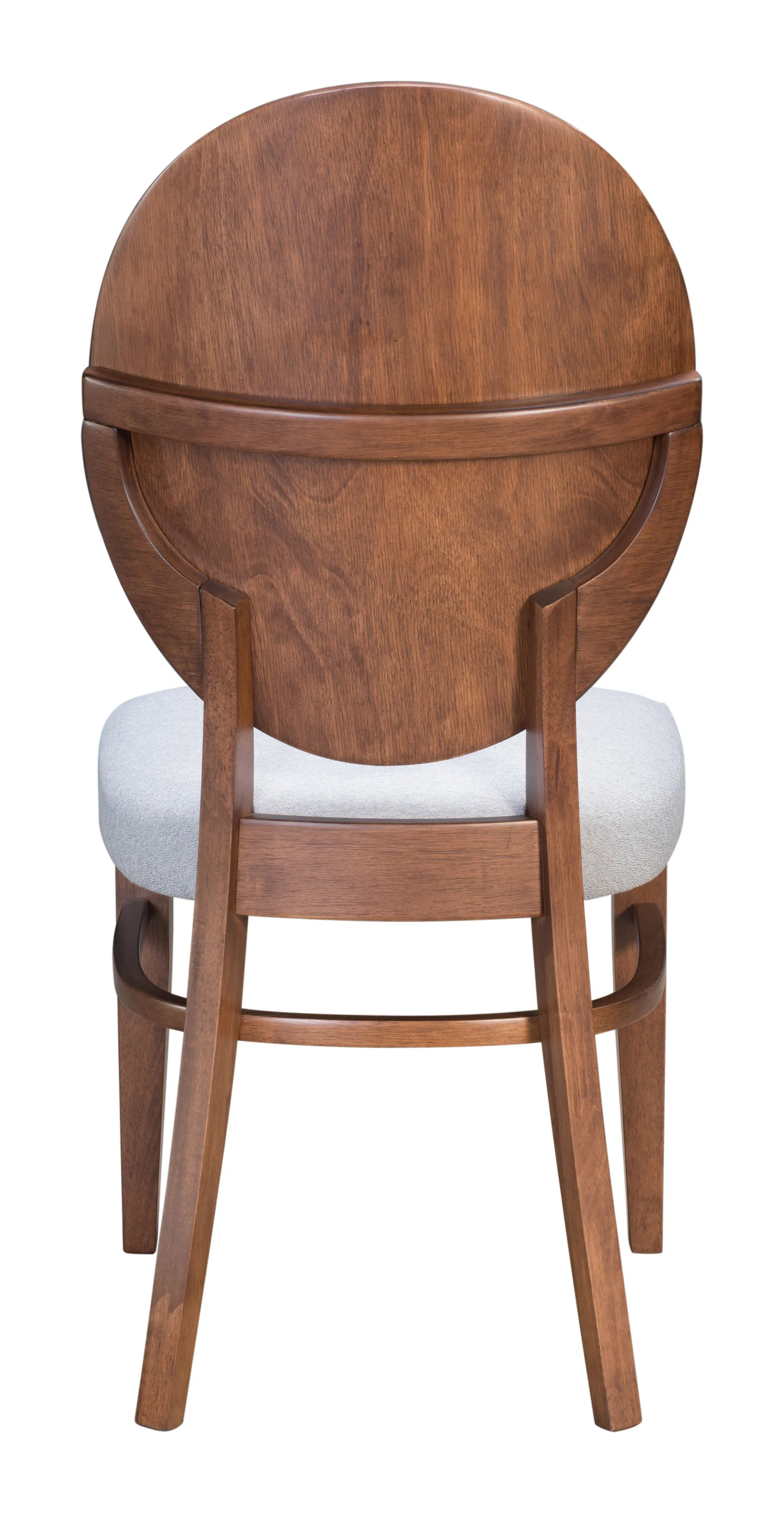 Regents Dining Chair  Walnut & Light Gray