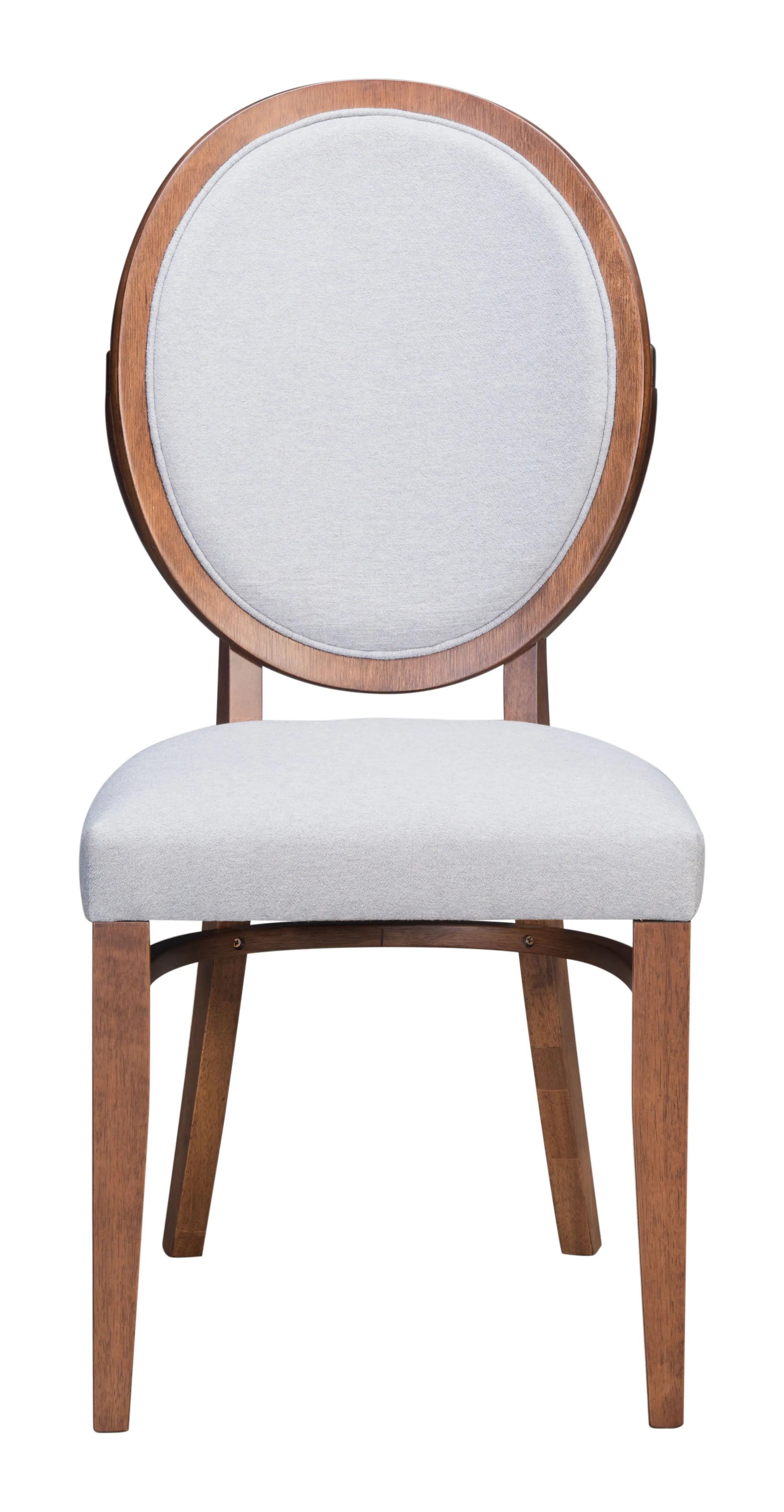 Regents Dining Chair  Walnut & Light Gray