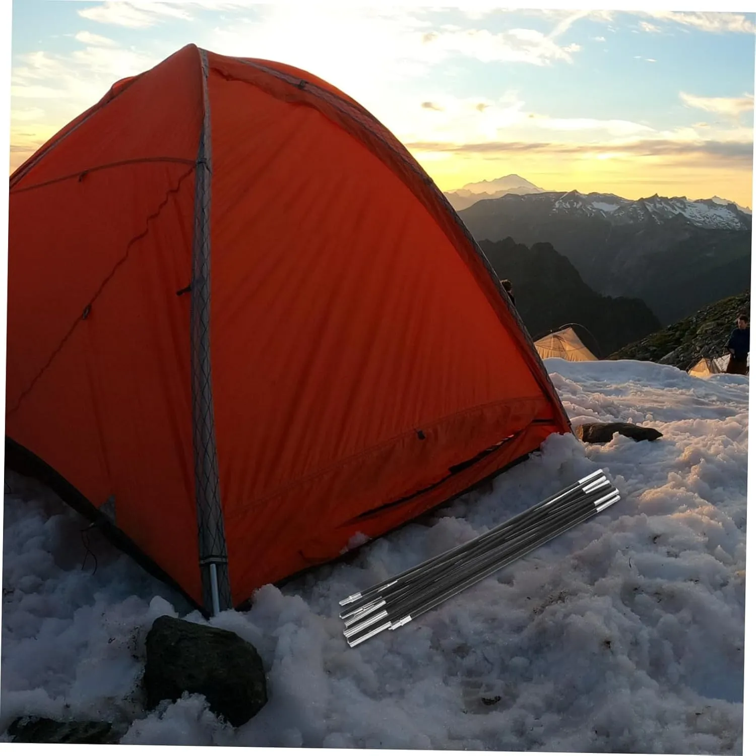 Replacement Kit for Tent Pole Fiberglass Tent Rods Replacement Tent Poles Single Person Tent Poles Tent