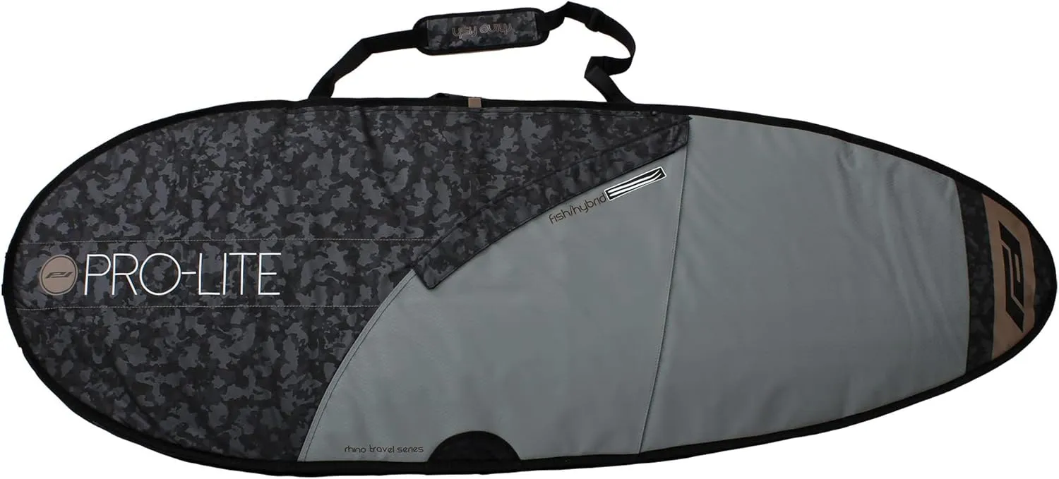 Rhino Surfboard Travel Bag Single/Double-Fish/Hybrid/Mid Length (1-2 Boards)