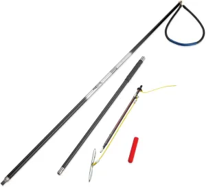 Riffe Carbon Fiber Pole Spear with Sub-mini Ice Pick Detachable Tip (10 Foot (3-piece))