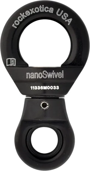 Rock Exotica NanoSwivel – Ultra-Lightweight CE-Certified Compact Swivel for Climbing and Rigging Systems – Made in The USA