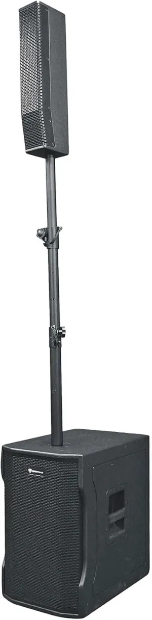 Rockville TITAN COLUMN 12 Powered Array System, 12" Sub, Deep Bass, 2600W, DSP, Adjustable Pole, Bluetooth, Bag Included, Perfect for DJs, Parties