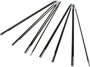 Rod Camping .37, 2 Piece Set, Outdoor Cam Fiber Glass Rod Double Tent Pole Support ES – and Portable
