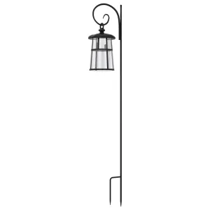Rootz Garden Lamp - Solar Lantern - Decorative Light - Dusk to Dawn - Weatherproof - 16.5cm x 21.5cm x 122cm