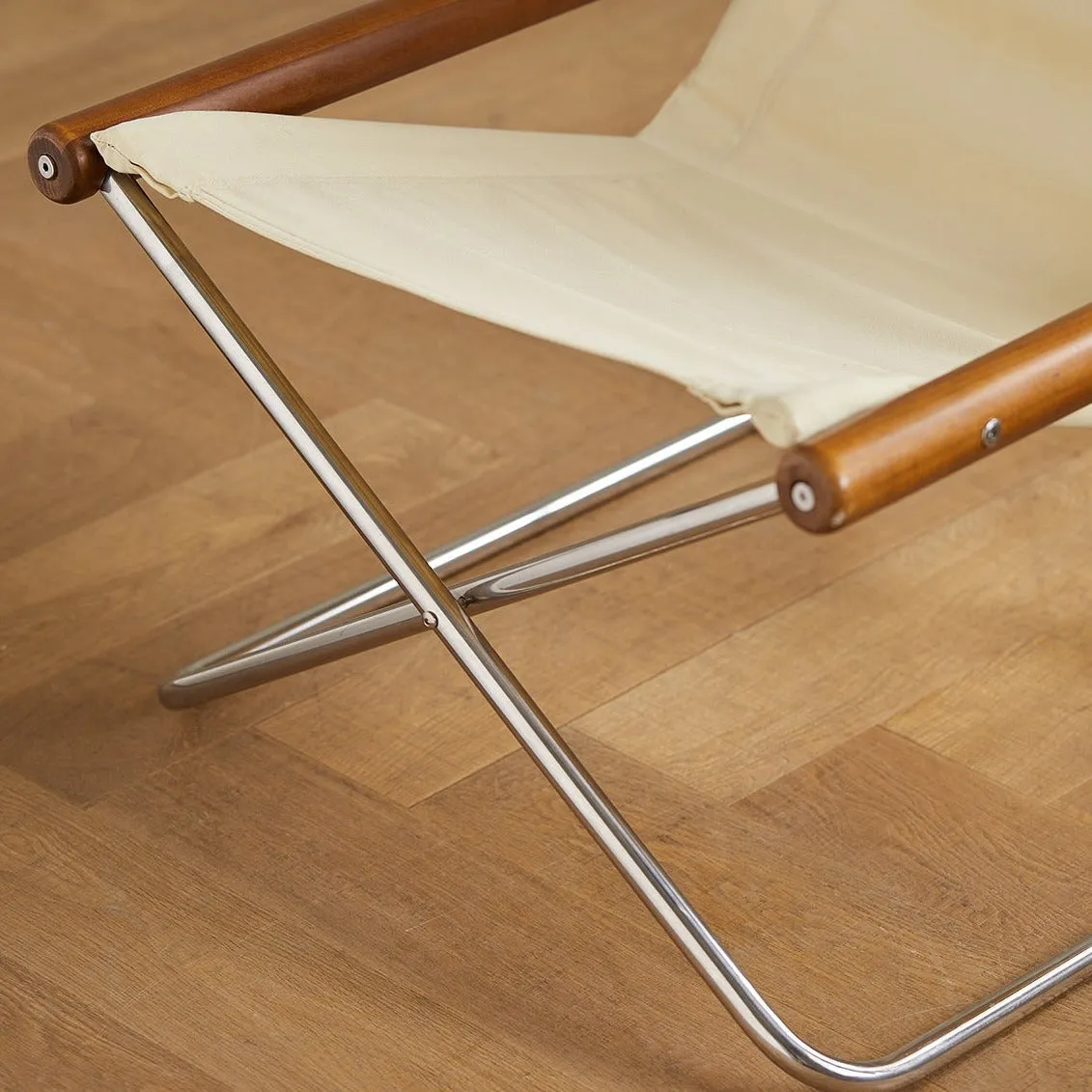 Rowell Canva Folding Lounger Chair