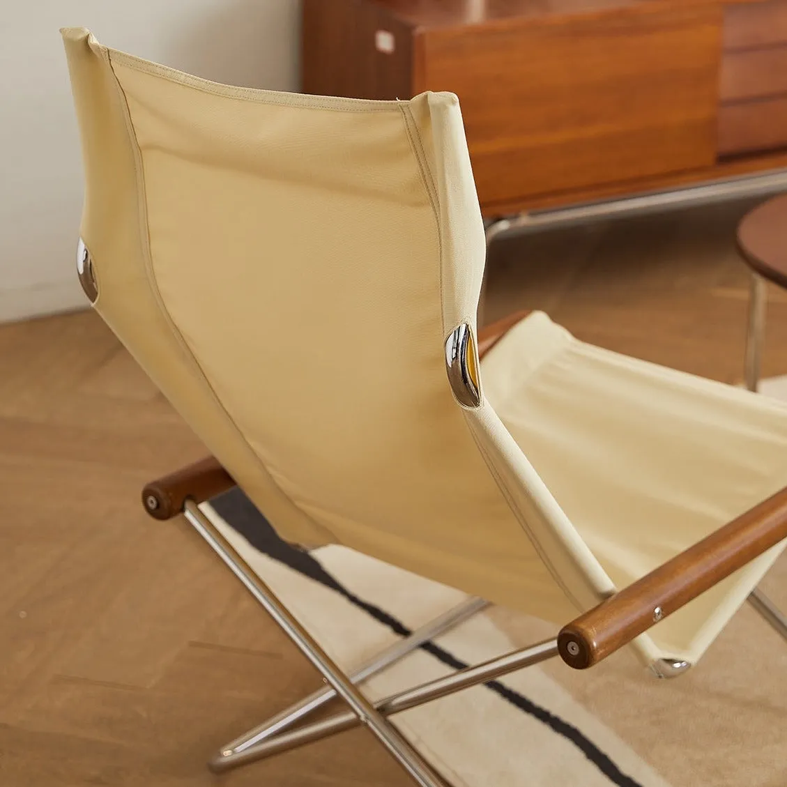 Rowell Canva Folding Lounger Chair
