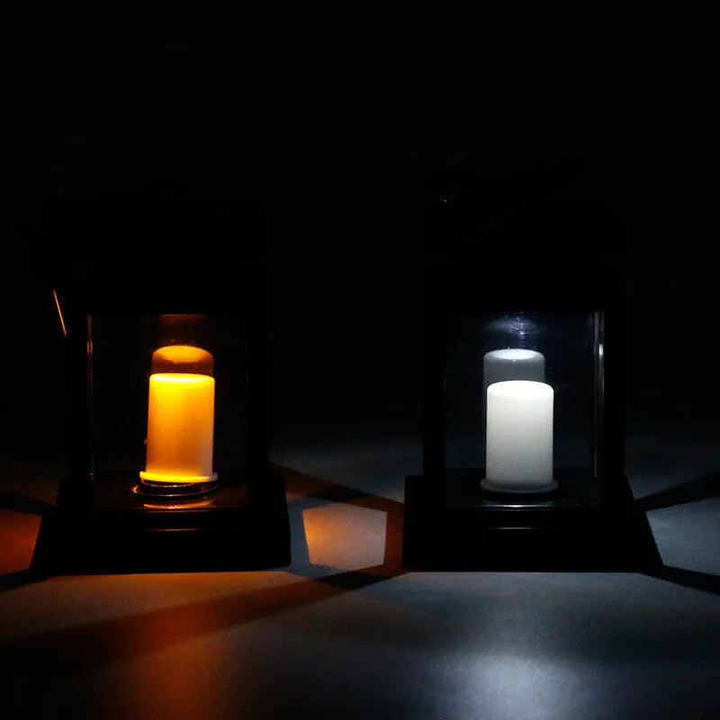 Rynx | Solar LED Candle Light Square Lantern Outdoor Light