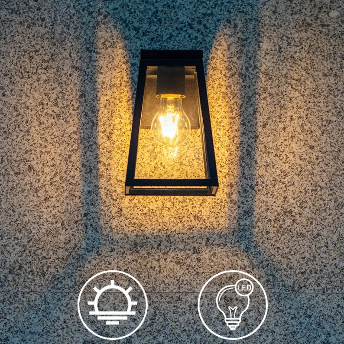 #S21 Vintage Solar Wall Light