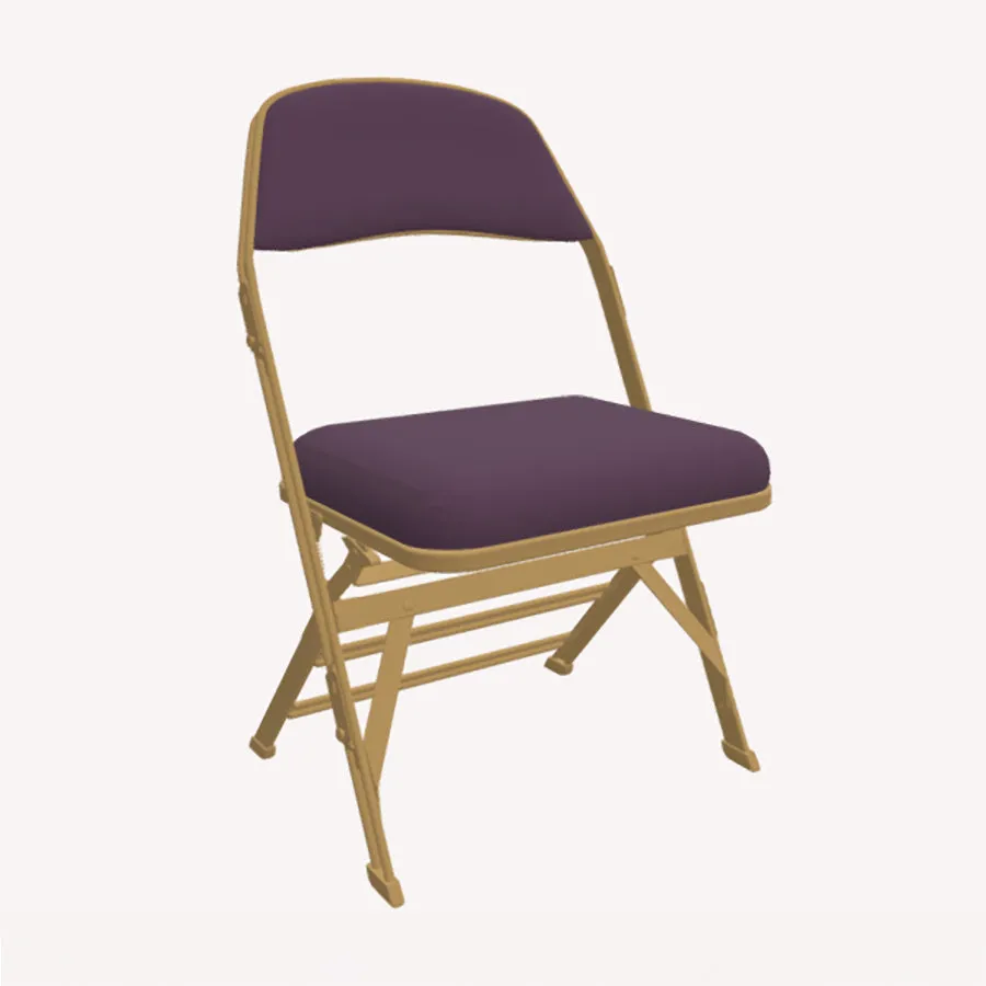 Sandler 4450B B-Shape Folding Chair with an Extra Wide Automatic Tip-Up Seat