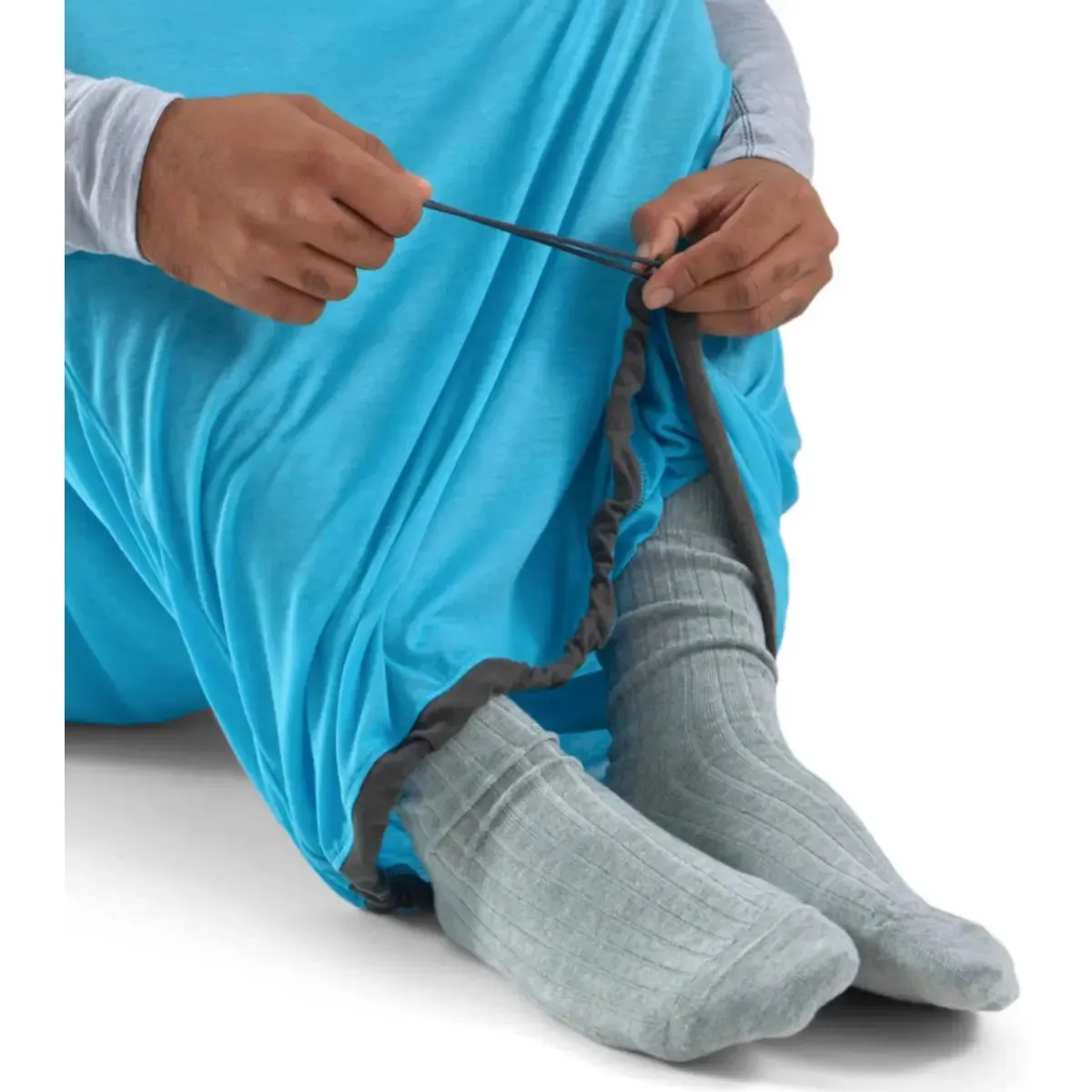 Sea To Summit Breeze Sleeping Bag Liner - Compact Mummy with Drawcord - Blue