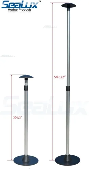 SeaLux 30-54" Adjustable Aluminum Boat Cover Support Pole System