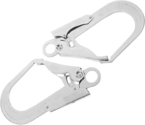 Self Locking Climbing Carabiner Hook Large Safety Snap Hook Mountaineering Carabiner for Outdoor Activities