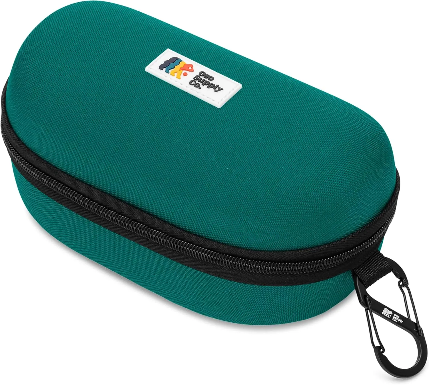 Shockproof Water-Resistant Snow Goggles Case, Hard Shell for Large Ski & Snowboard Goggles, Lightweight