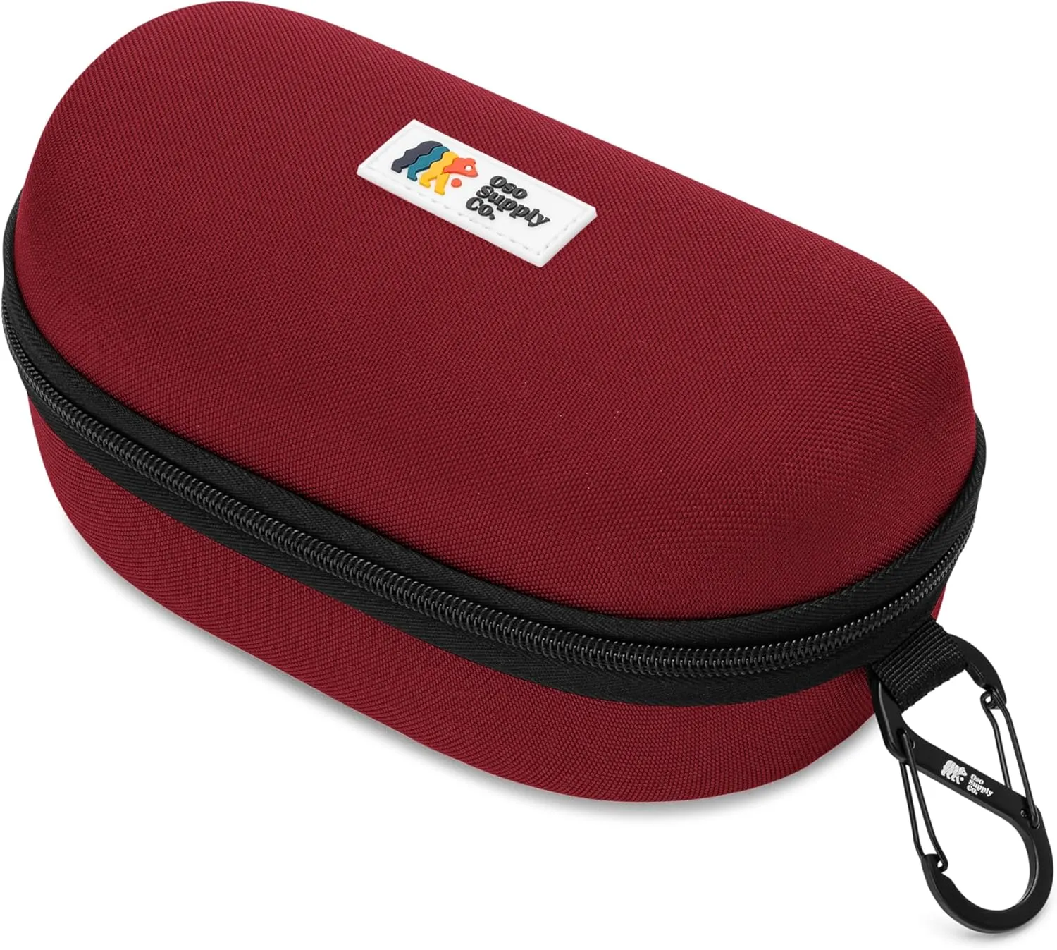 Shockproof Water-Resistant Snow Goggles Case, Hard Shell for Large Ski & Snowboard Goggles, Lightweight