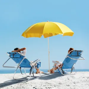 Single Beach Chair Outdoor Leisure Chair Folding Chair Camping Chair Reclining Chair Outdoor Scenery Chair, Suitable for Outdoor Camping