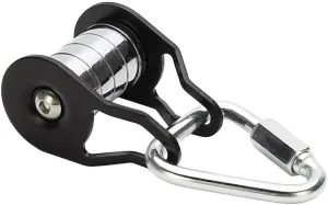 Slackline Pulley with Carabiner for Kids Backyard Zipline Sliding Slackline Training Supplies for Fitness, Park, Lawn