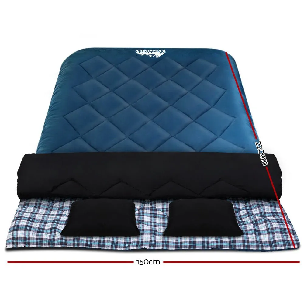 Sleeping Bag Camping Hiking Tent Outdoor Comfort 5 Degree Navy