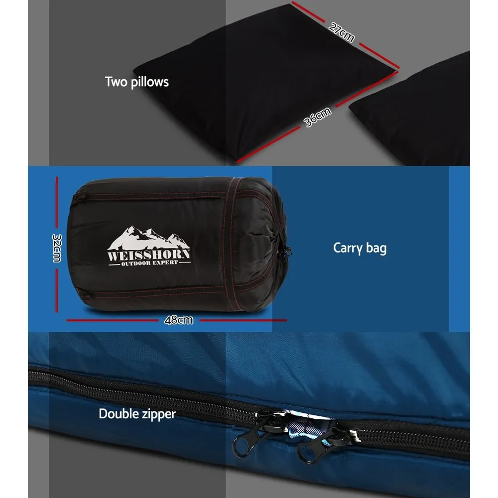 Sleeping Bag Camping Hiking Tent Outdoor Comfort 5 Degree Navy