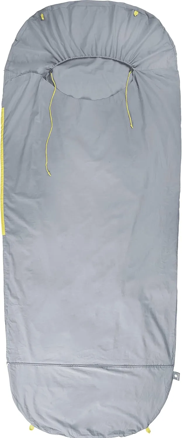 Sleeping Bag Liner Cotton, Extra Large (90x39) for 4 Seasons - Easy Care Travel Sheet with Unique Design Features, Ideal Sleep Sack for Adults & Kids