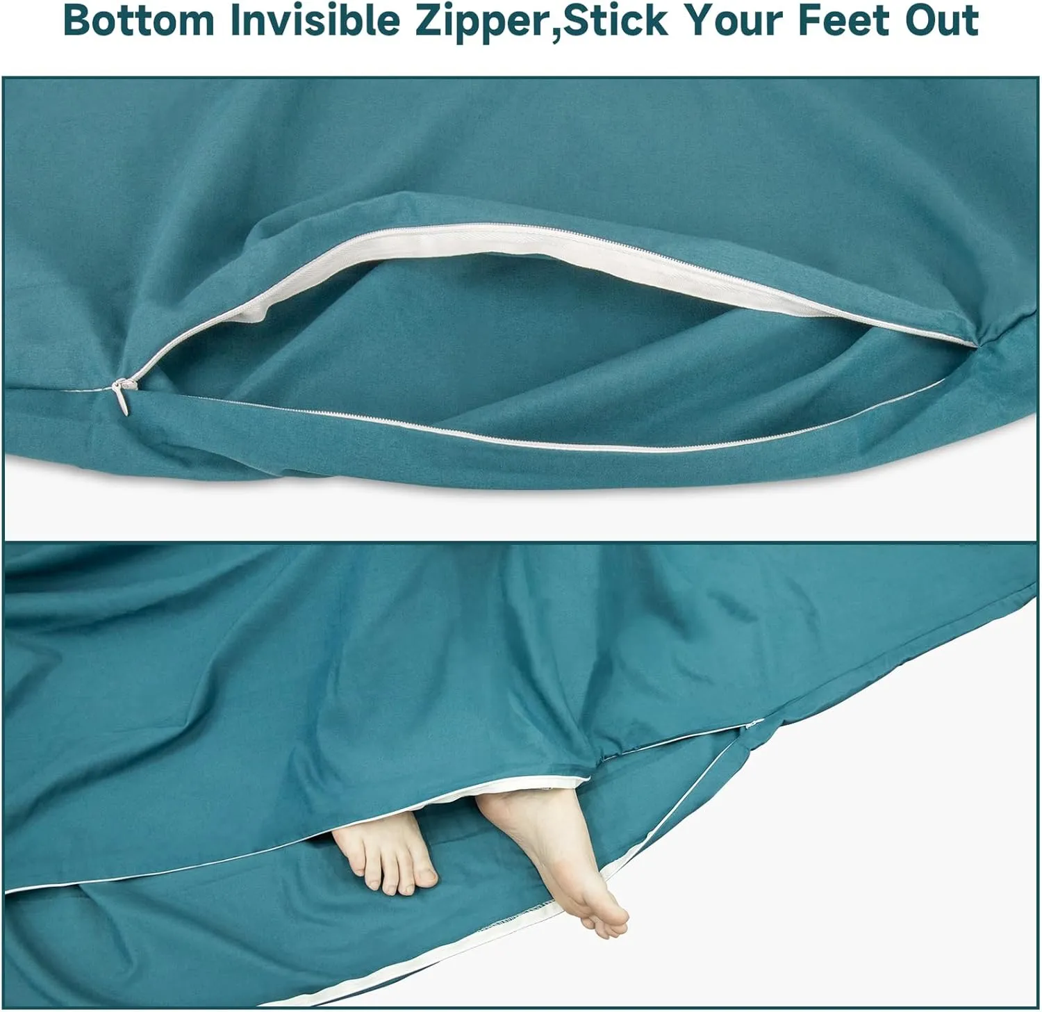 Sleeping Bag Liner,Travel Sheets & Adult Sleep Sack & Self Tan Sleep Sack for Backpacking,Hotel, Hostels, Lightweight Single Camping Sleep Pod