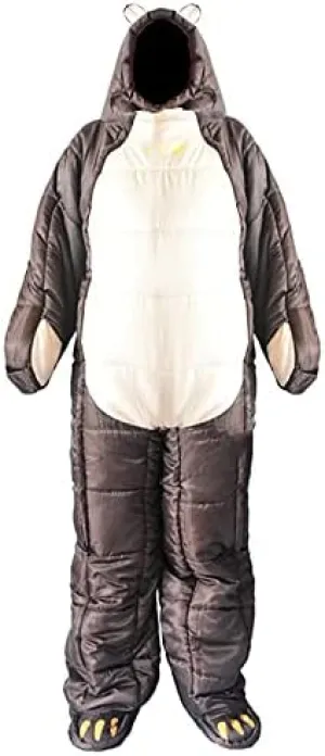 Sleeping Bag Suit for Adults Portable Lightweight 3-4 Season Sleeping Bags with for Arms and Feet Humanoid Sleeping Bag for Camping, Backpacking Or Hiking