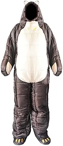 Sleeping Bag Suit for Adults Portable Lightweight 3-4 Season Sleeping Bags with for Arms and Feet Humanoid Sleeping Bag for Camping, Backpacking Or Hiking