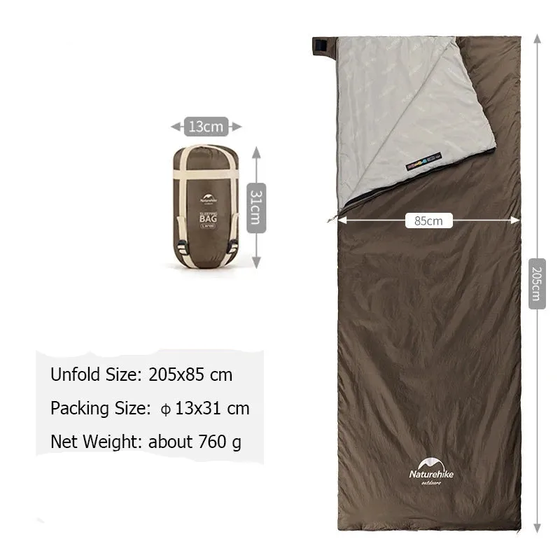 Sleeping Bag Ultralight Cotton Outdoor Hiking Camping
